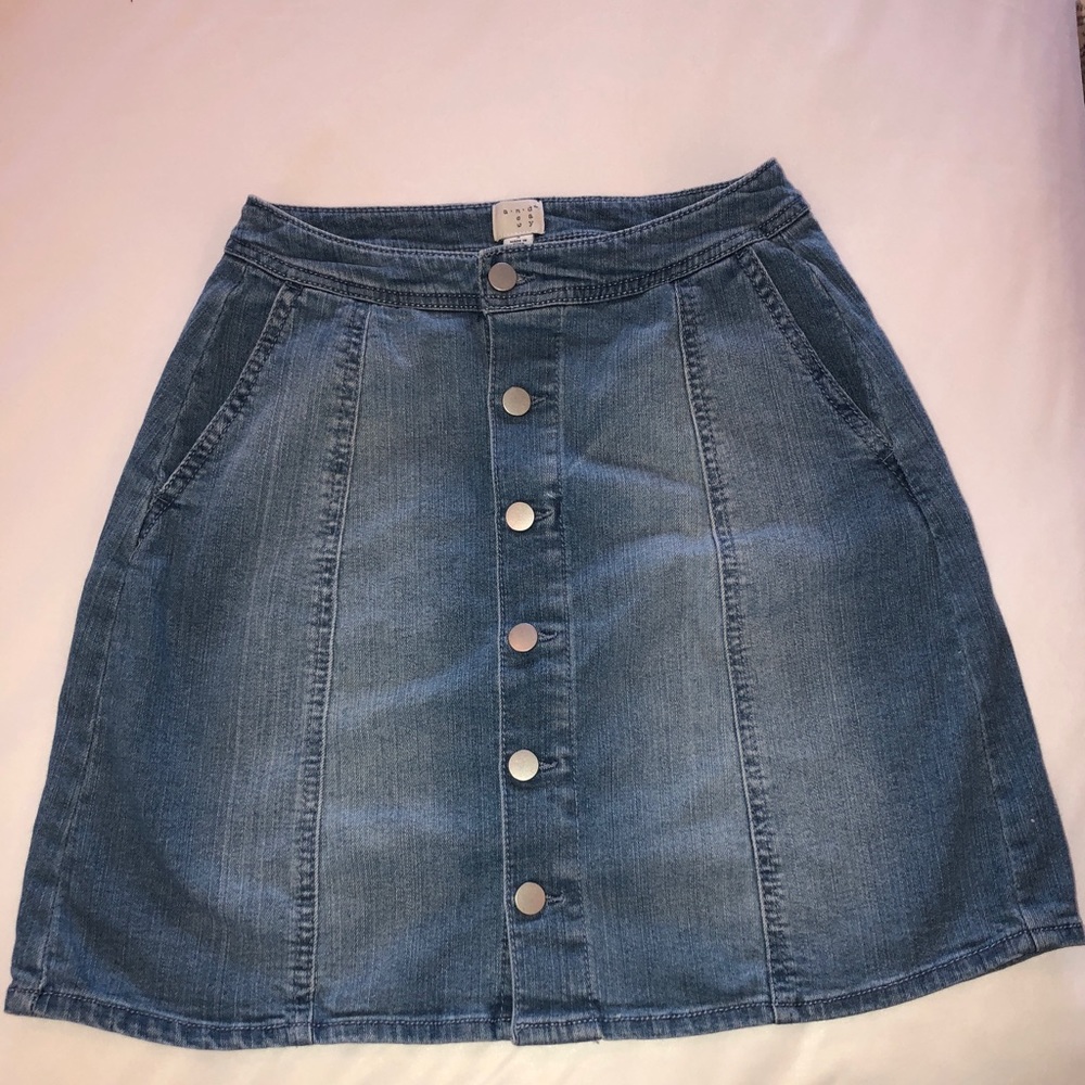 Button down skirt
